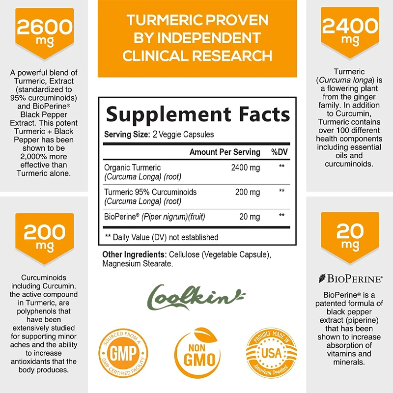 Curcumin Supplement with Black - Turmeric Curcumin Capsule review and price
