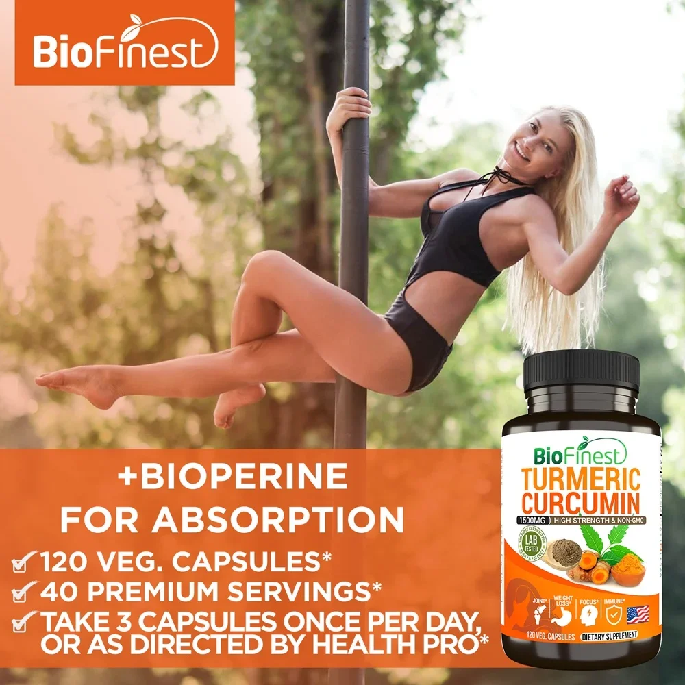 Biofinest Curcumin 1500 Mg 95% - Turmeric Curcumin Capsule review and price