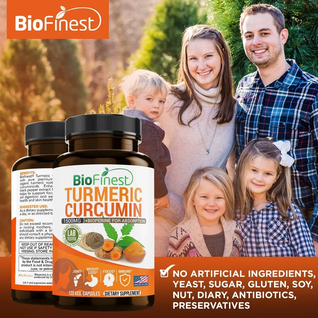 Biofinest Curcumin 1500 Mg 95% - Turmeric Curcumin Capsule review and price