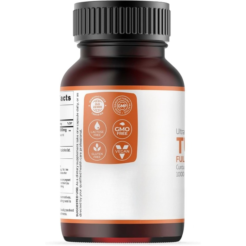 Turmeric Capsules 1000mg Conta - Turmeric Curcumin Capsule review and price