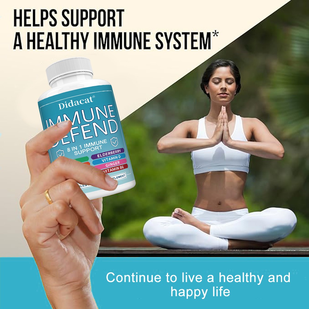 8-in-1 Immune Support Capsules - Turmeric Curcumin Capsule review and price