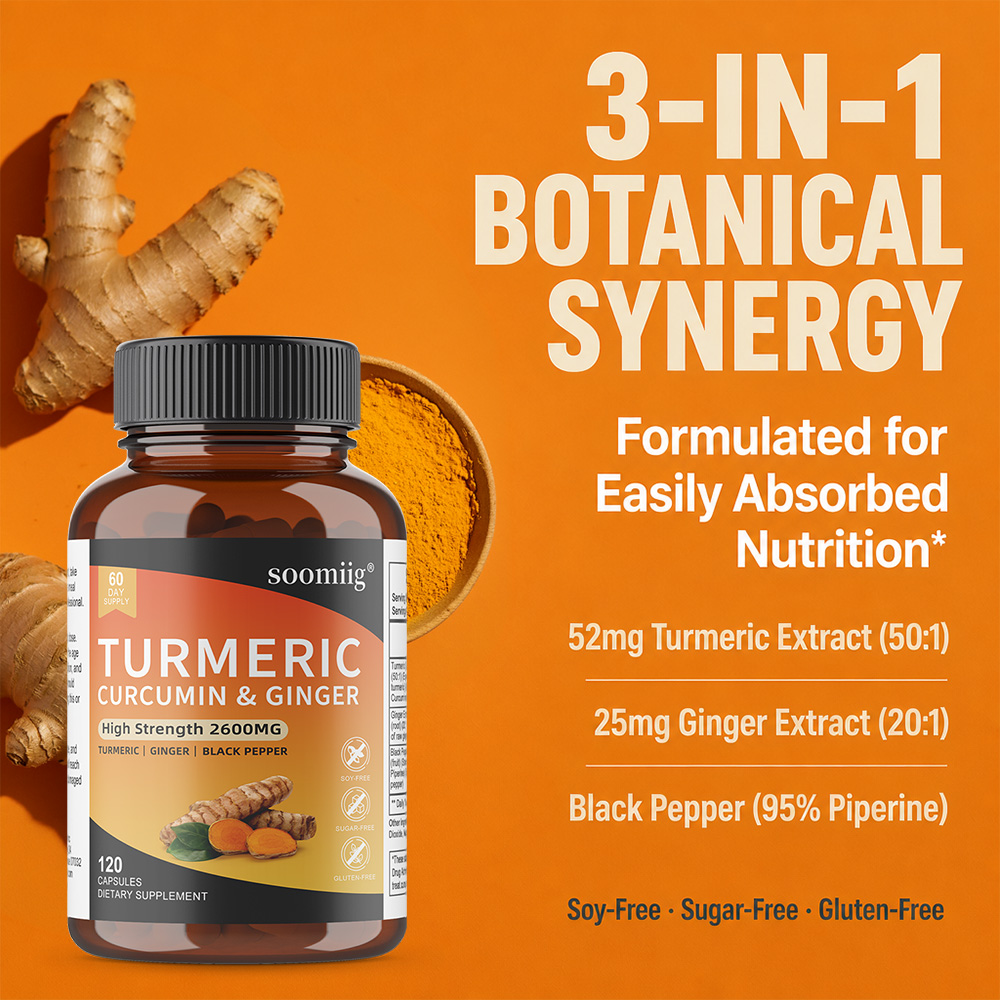 Turmeric Ginger & Black Pepper - Turmeric Curcumin Capsule review and price