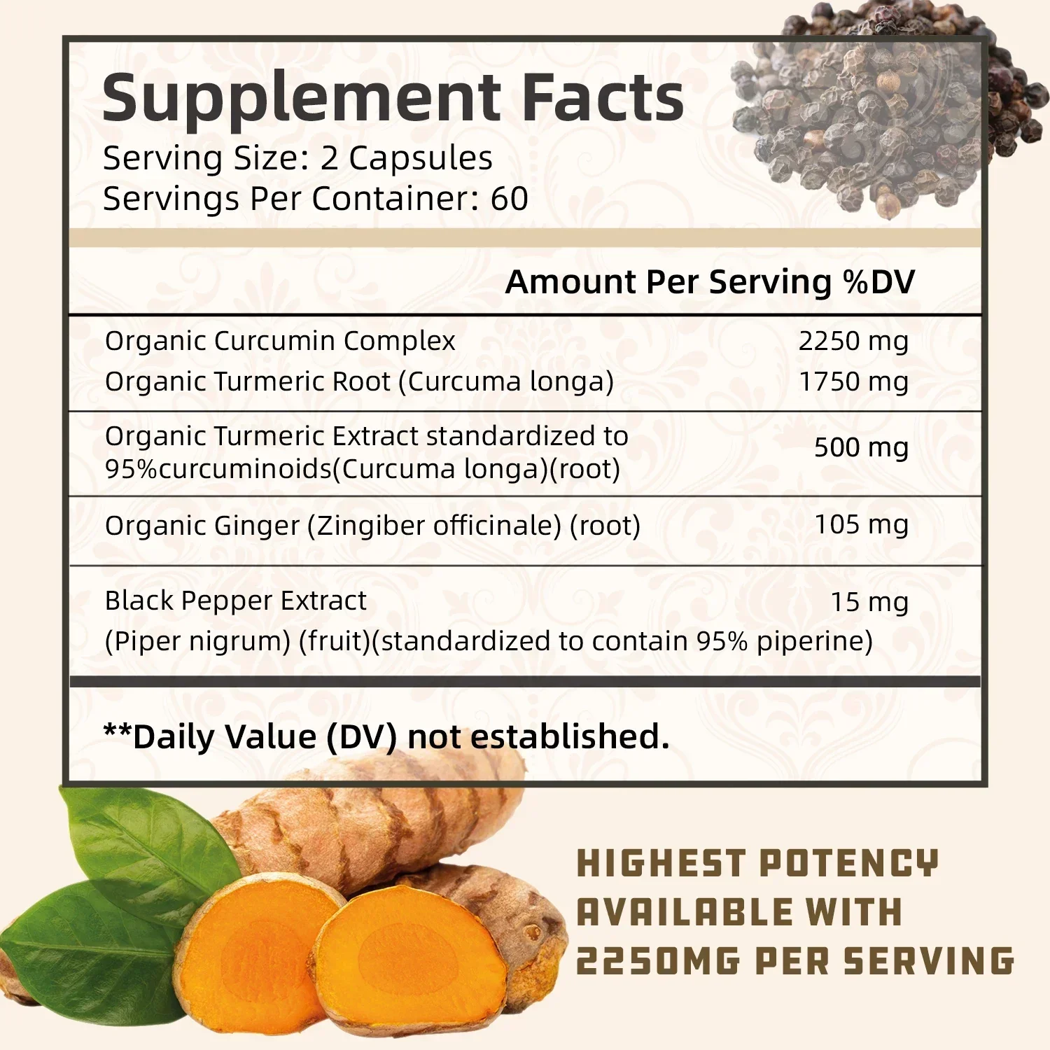Turmeric Curcumin - with 95% C - Turmeric Curcumin Capsule review and price